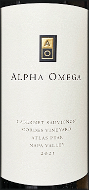 Alpha Omega 2021 Cordes Cabernet Sauvignon