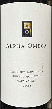 Alpha Omega 2022 Howell Mountain Cabernet Sauvignon