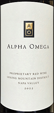 Alpha Omega 2022 Proprietary Red Spring Mountain