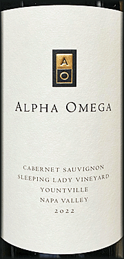 Alpha Omega 2022 Sleeping Lady Cabernet Sauvignon