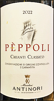 Antinori 2022 Peppoli Chianti Classico