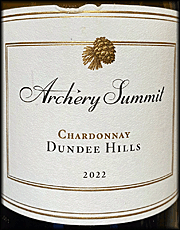 Archery Summit 2022 Dundee Hills Chardonnay