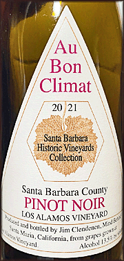 Au Bon Climat 2021 Los Alamos Pinot Noir