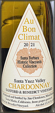 Au Bon Climat 2021 Sanford & Benedict Vineyard Chardonnay