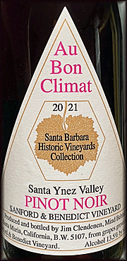 Au Bon Climat 2021 Sanford & Benedict Vineyard Pinot Noir