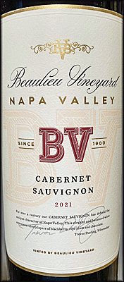 Beaulieu Vineyard 2021 Napa Valley Cabernet Sauvignon