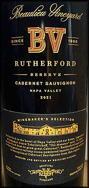 Beaulieu Vineyard 2021 Rutherford Reserve Cabernet Sauvignon