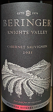 Beringer 2021 Knights Valley Cabernet Sauvignon