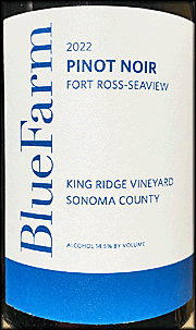 Blue Farm 2022 King Ridge Pinot Noir