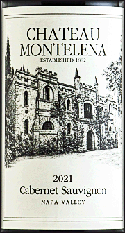 Chateau Montelena 2021 Napa Valley Cabernet Sauvignon