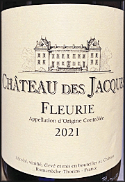 Chateau des Jacques 2021 Fleurie