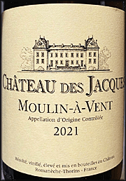 Chateau des Jacques 2021 Moulin a Vent