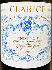 Clarice 2022 Garys' Vineyard Pinot Noir