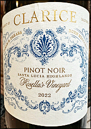 Clarice 2022 Rosella's Vineyard Pinot Noir