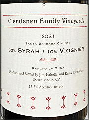 Clendenen Family 2021 Syrah