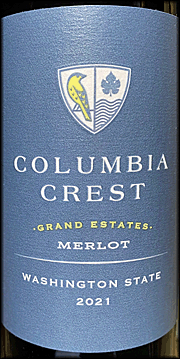 Columbia Crest 2021 Grand Estates Merlot