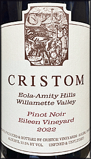 Cristom 2022 Eileen Vineyard Pinot Noir