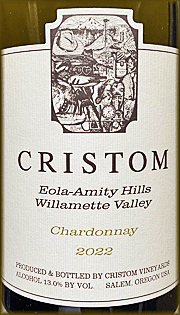 Cristom 2022 Eola-Amity Hills Chardonnay