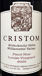 Cristom 2022 Louise Vineyard Pinot Noir