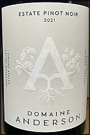 Domaine Anderson 2021 Estate Pinot Noir