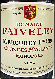 Faiveley 2022 Mercurey Clos des Myglands