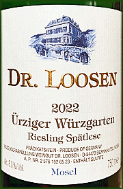 Dr. Loosen 2022 Urziger Wurzgarten Spatlese Riesling