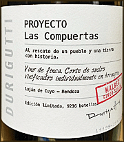 Durigutti 2019 Proyecto Las Compuertas 5 Suelos Malbec