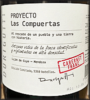 Durigutti 2022 Proyecto Las Compuertas Cabernet Franc