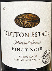 Dutton Estate 2021 Manzana Pinot Noir