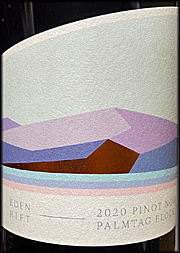 Eden Rift 2020 Palmtag Block Pinot Noir