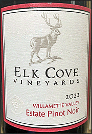 Elk Cove 2022 Estate Pinot Noir