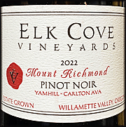 Elk Cove 2022 Mount Richmond Pinot Noir