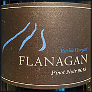 Flanagan 2018 Ritchie Pinot Noir