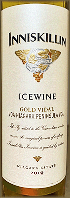 Inniskillin 2019 Gold Vidal IceWine