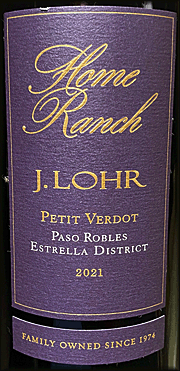 J. Lohr 2021 Home Ranch Petit Verdot