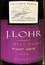 J. Lohr 2022 Falcon's Perch Pinot Noir