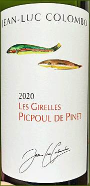 Jean Luc Colombo 2020 Les Girelles Picpoul