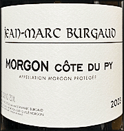 Jean Marc Burgaud 2023 Morgon Cote du Py