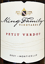 King Family 2021 Petit Verdot