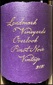 Landmark 2021 Overlook Pinot Noir