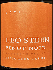 Leo Steen 2021 Filigreen Farms Pinot Noir