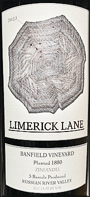 Limerick Lane 2022 Banfield Vineyard Zinfandel