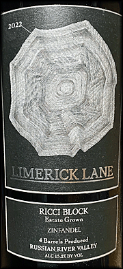 Limerick Lane 2022 Ricci Block Zinfandel