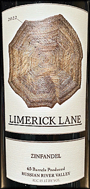 Limerick Lane 2022 Russian River Zinfandel