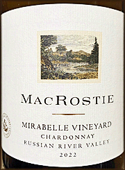 MacRostie 2022 Mirabelle Vineyard Chardonnay