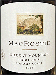 MacRostie 2022 Wildcat Pinot Noir