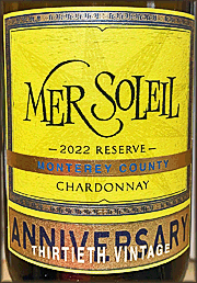 Mer Soleil 2022 Reserve Chardonnay