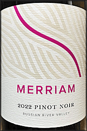 Merriam 2022 Russian River Pinot Noir