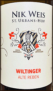 Nik Weis 2022 St. Urbans-Hof Wiltinger Alte Reben Riesling