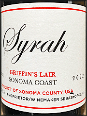 Pax 2022 Griffin's Lair Syrah